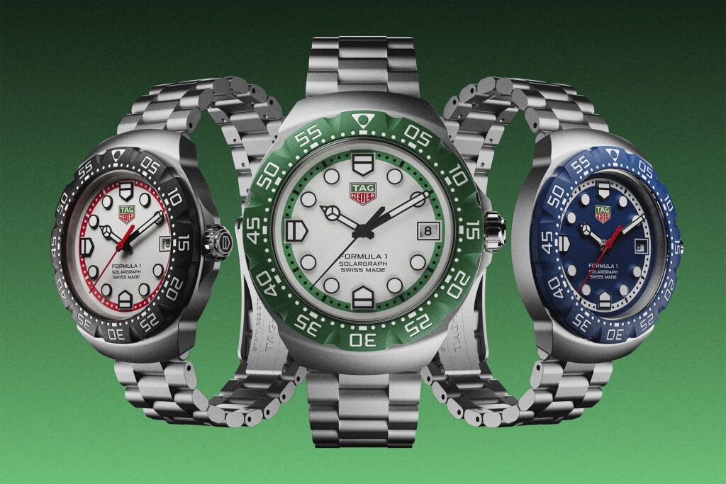 TAG HEUER FORMULA ONE WATCH. IMAGE COURTESY OF TAG HEUER.