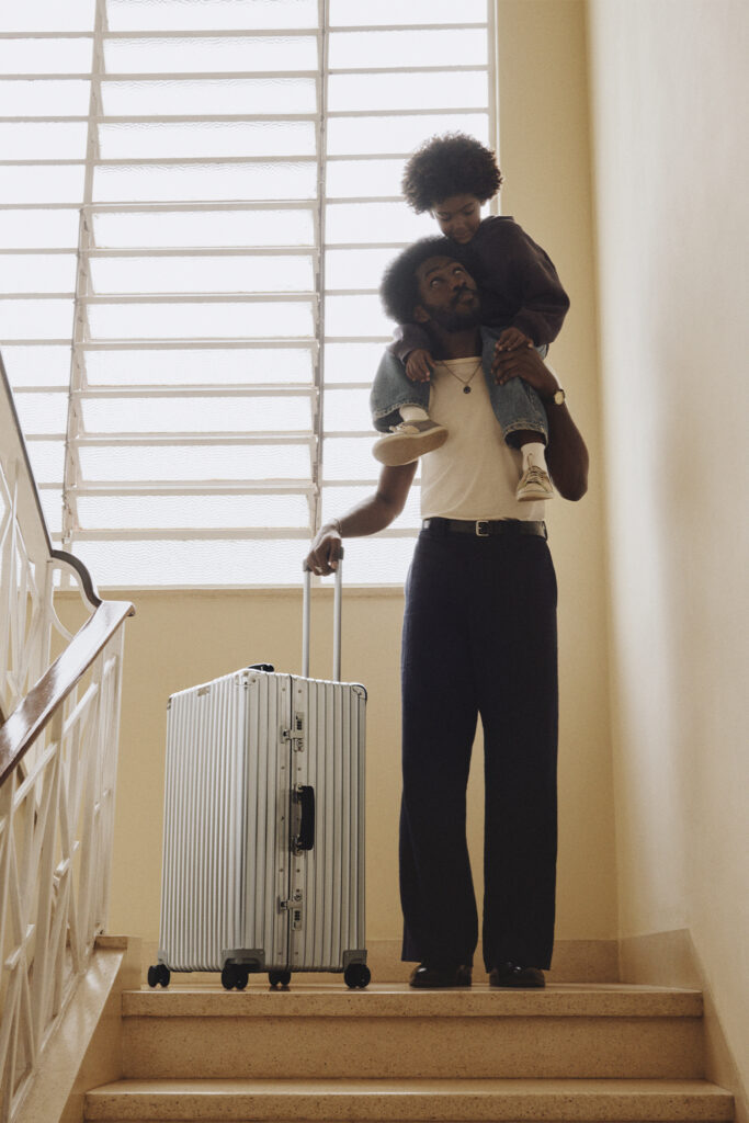 "FOR A LIFETIME OF LIVES," PHOTO COURTESY OF RIMOWA.