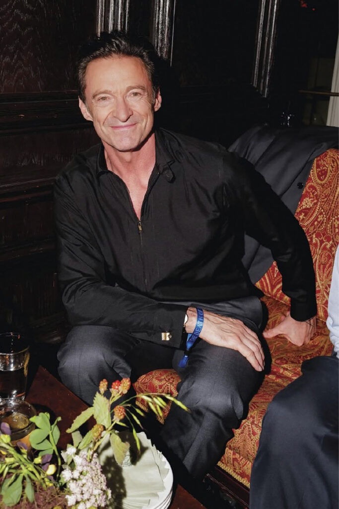 HUGH JACKMAN INTERVIEW AT "THE DEATH OF ROBIN HOOD" RED CARPET PREMIERE. PHOTO COURTESY OF A24.