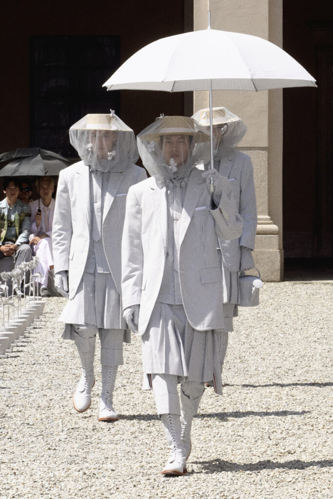 THOM BROWNE SPRING/SUMMER 2027. PHOTO COURTESY OF THOM BROWNE.