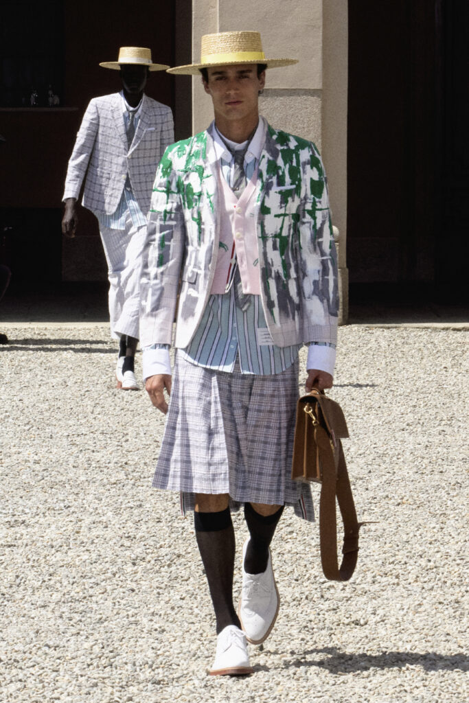THOM BROWNE SPRING/SUMMER 2027. PHOTO COURTESY OF THOM BROWNE.