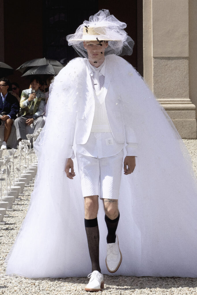 THOM BROWNE SPRING/SUMMER 2027. PHOTO COURTESY OF THOM BROWNE.