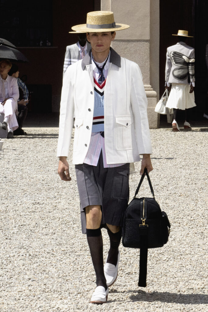 THOM BROWNE SPRING/SUMMER 2027. PHOTO COURTESY OF THOM BROWNE.