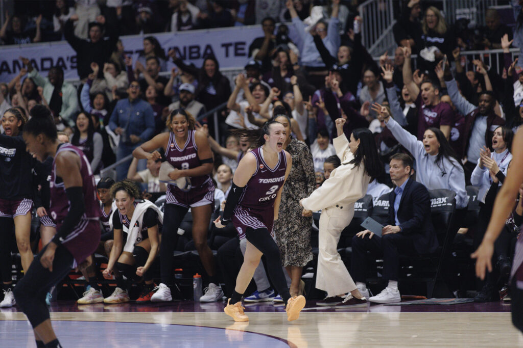 Watch the WNBA Photo courtesy of the Toronto Tempo