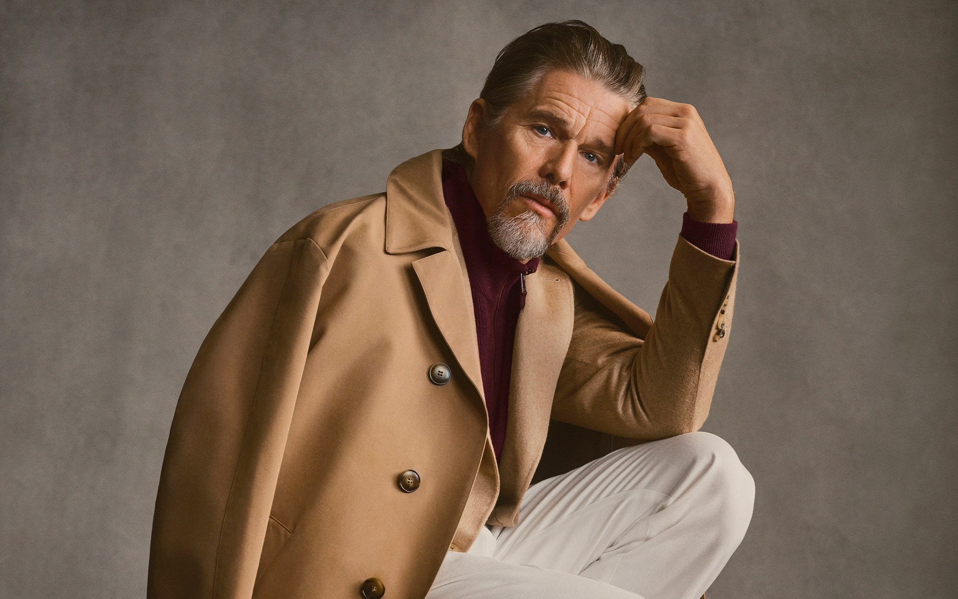 Ethan Hawke for Canali