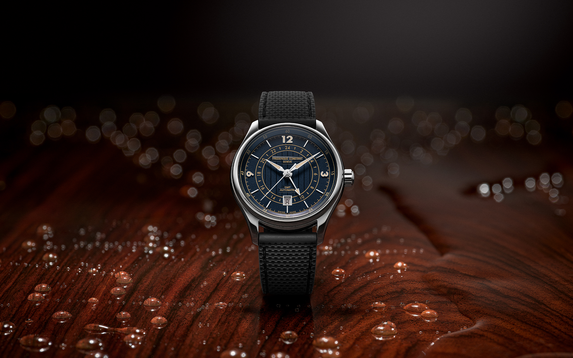 FC Classics Runabout Automatic GMT. PHOTO COURTESY OF CITIZEN WATCH GROUP.
