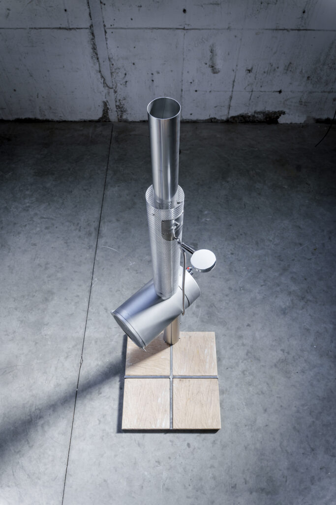 Feuerwasser wood-fired outdoor shower. PHOTO COURTESY OF FEUERWASSER.
