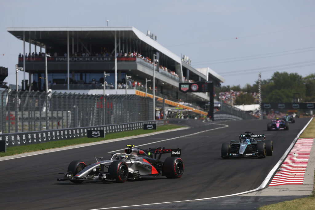 Gabriel Bortoleto courtesy of Audi 7-2026 Hungary Grand Prix