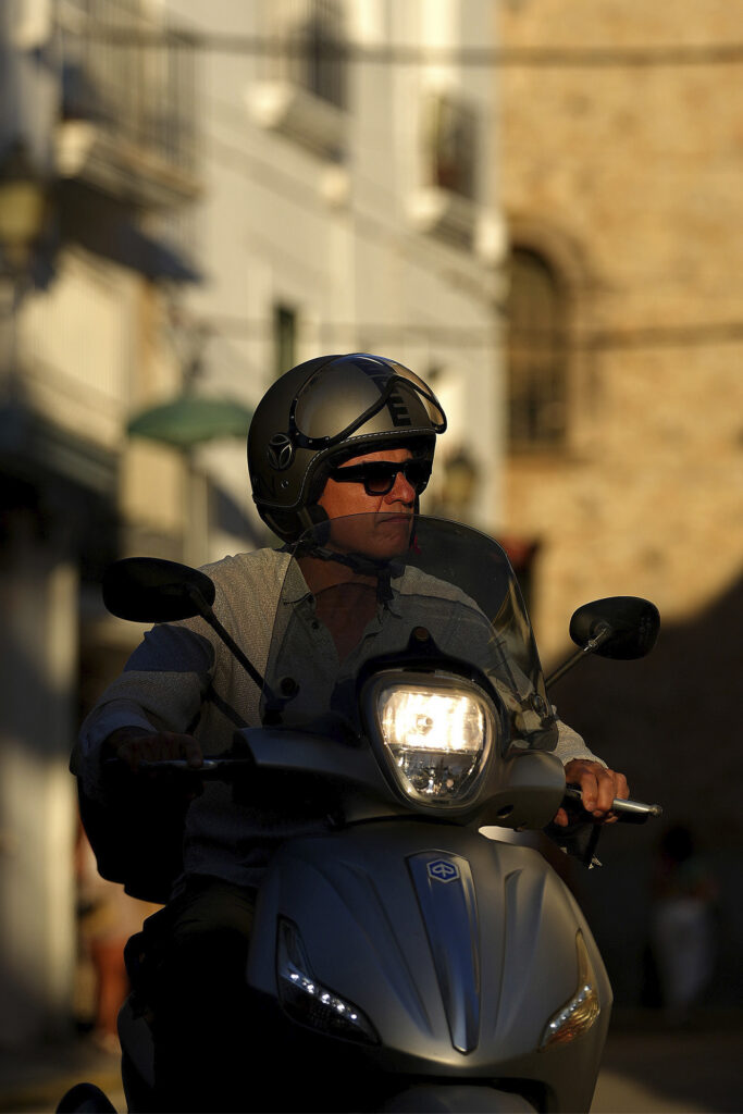 IBIZA, SPAIN - MAY 27: A general view of Ibiza Old Town during the E1 Ibiza Showrun 2026 presented by Bombay Sapphire on May 27, 2026 in Ibiza, Spain. (Photo by Alex Bierens de Haan/Getty Images for E1 Series)