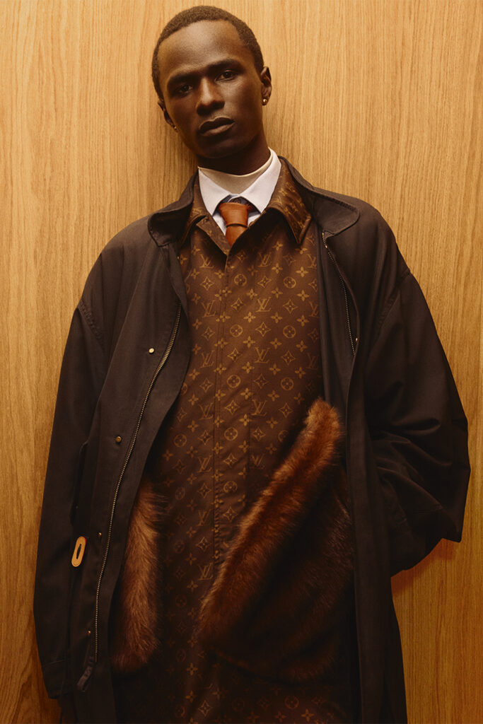 LOUIS VUITTON SILK TECH KEY LOOKS. PHOTO COURTESY OF LOUIS VUITTON.