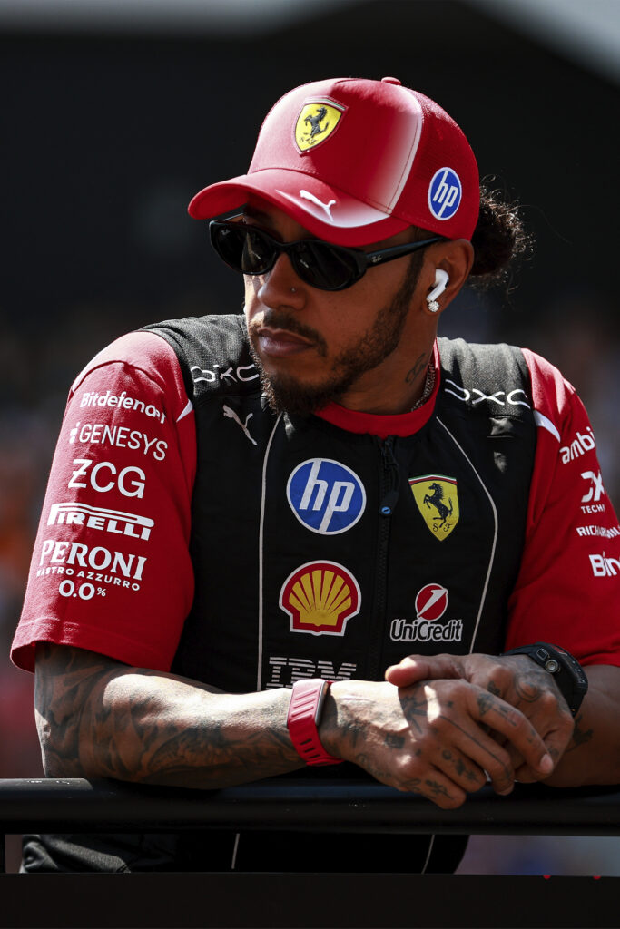 Lewis Hamilton courtesy of Ferrari 