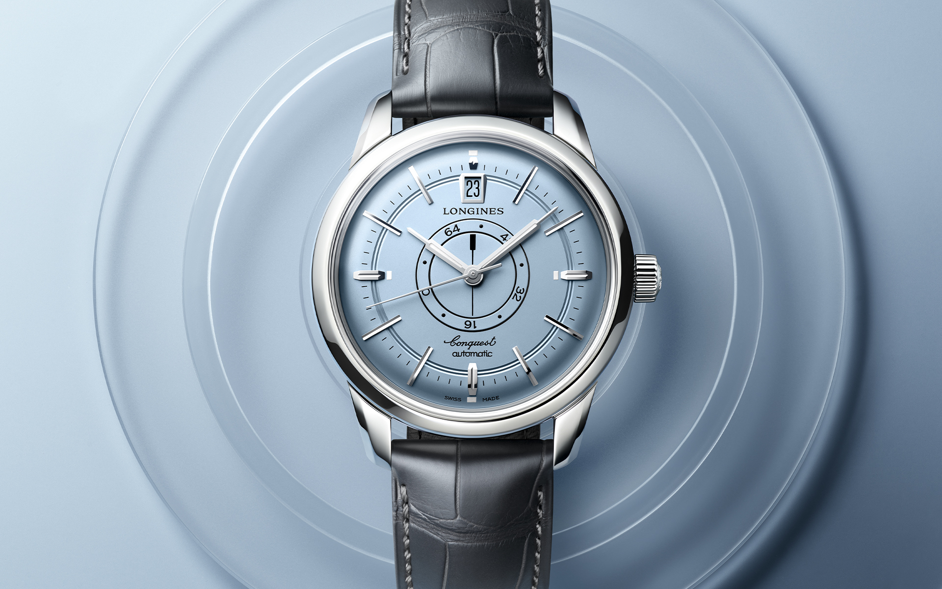 Longines Conquest Heritage Central Power Reserve.