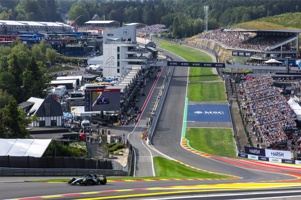 M616246 Formula One - Mercedes-AMG PETRONAS F1 Team 2026 Belgian GP George Russell 