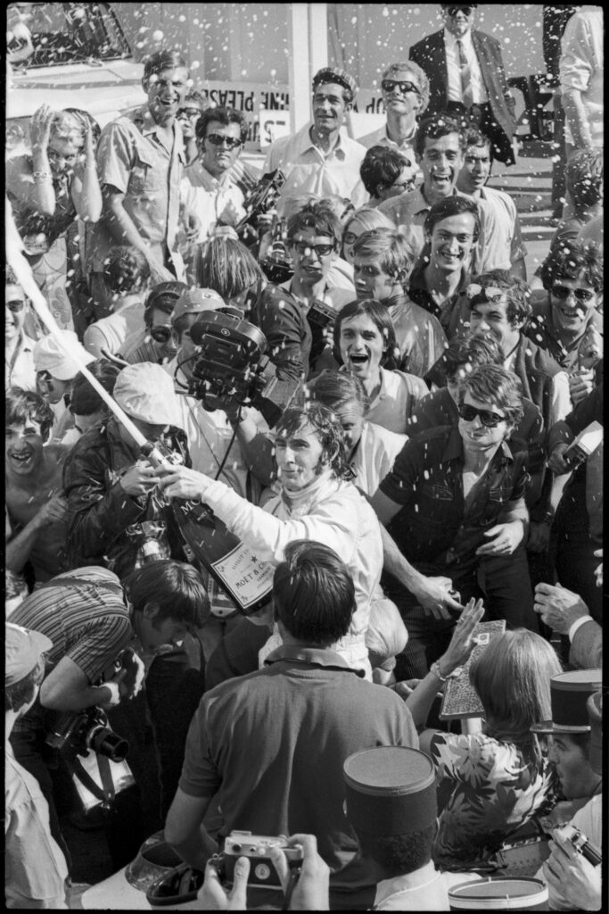 1969 Grand Prix FRANCE STEWART Photo retrieved from Edery & Lord Communications, courtesy of Moët & Chandon.