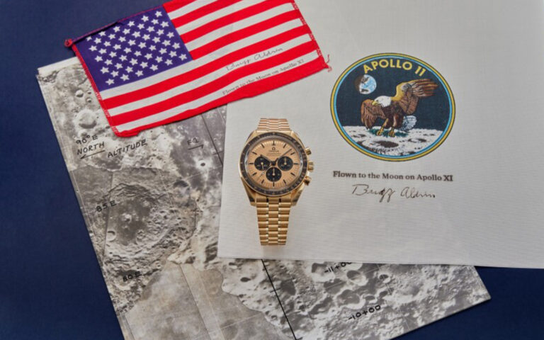 apollo omega watch auction