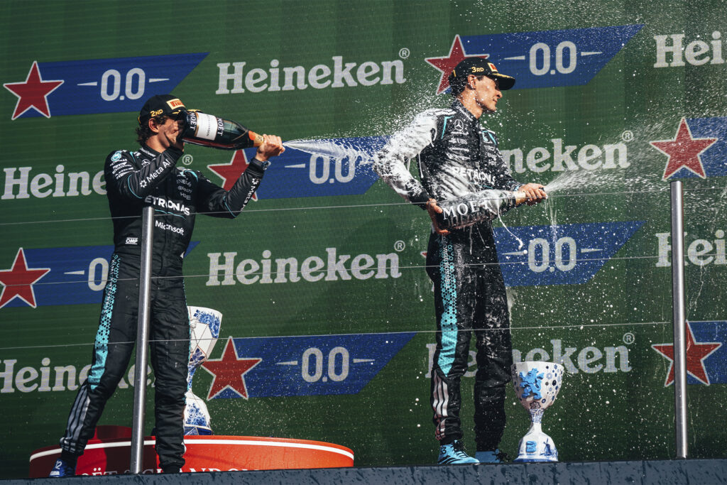 Formula One - Mercedes-AMG PETRONAS F1 Team 2026 Dutch GP Kimi Antonelli George Russell 8-2026 1