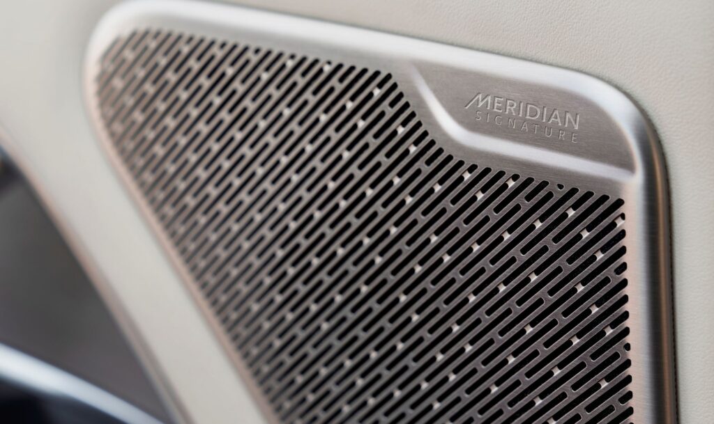 Meridian sound inside Range Rover