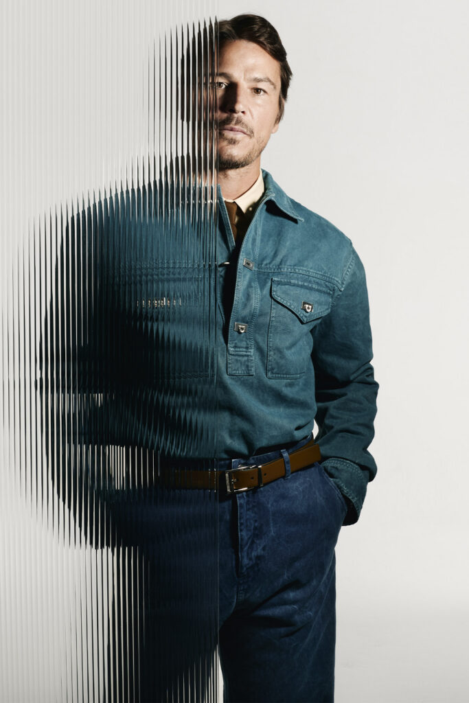 JOSH HARTNETT. FULL LOOK BY FERRAGAMO.