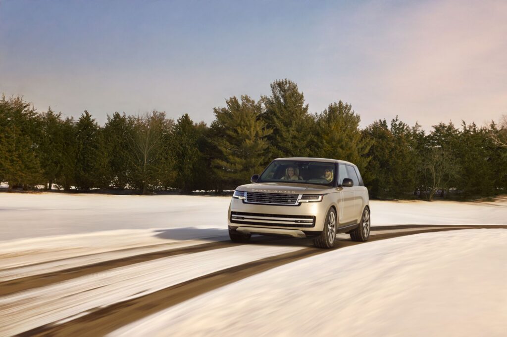 Meridian sound inside Range Rover