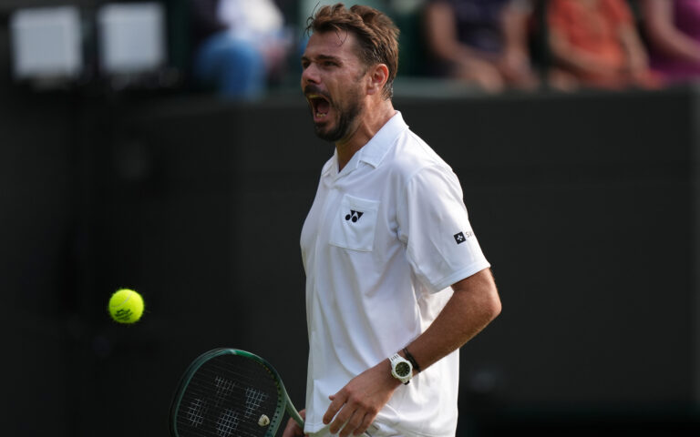 Stan Wawrinka Wore Norqain's Newest Prototype at His Final Wimbledon. PHOTO COURTESY OF NORQAIN.