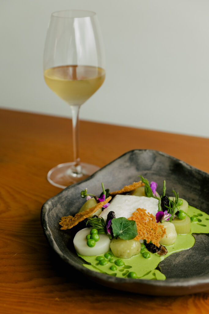 Pluvio - Jordyn Giesbrecht - halibut and wine