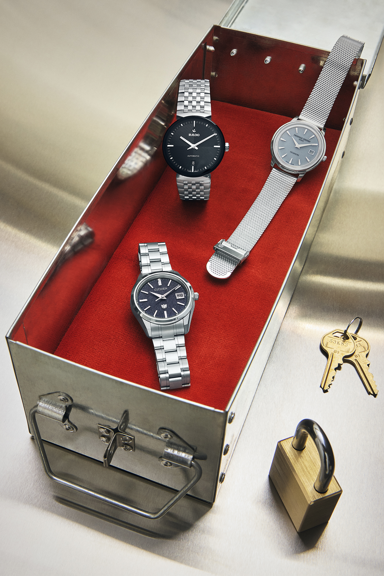 RADO FLORENCE AUTOMATIC FRÉDÉRIQUE CONSTANT MONETA SOLARMETRE CITIZEN THE CITIZEN AQ4100-65M