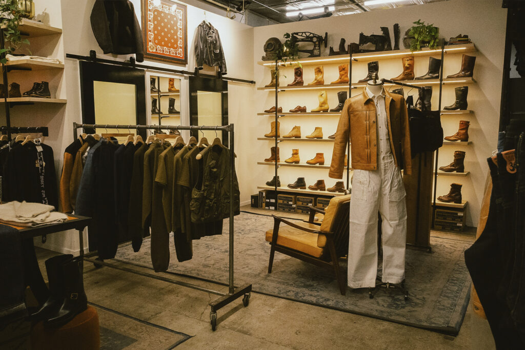 Standard & Strange menswear retailer repair culture slow fashion. PHOTO COURTESY OF STANDARD & STRANGE.