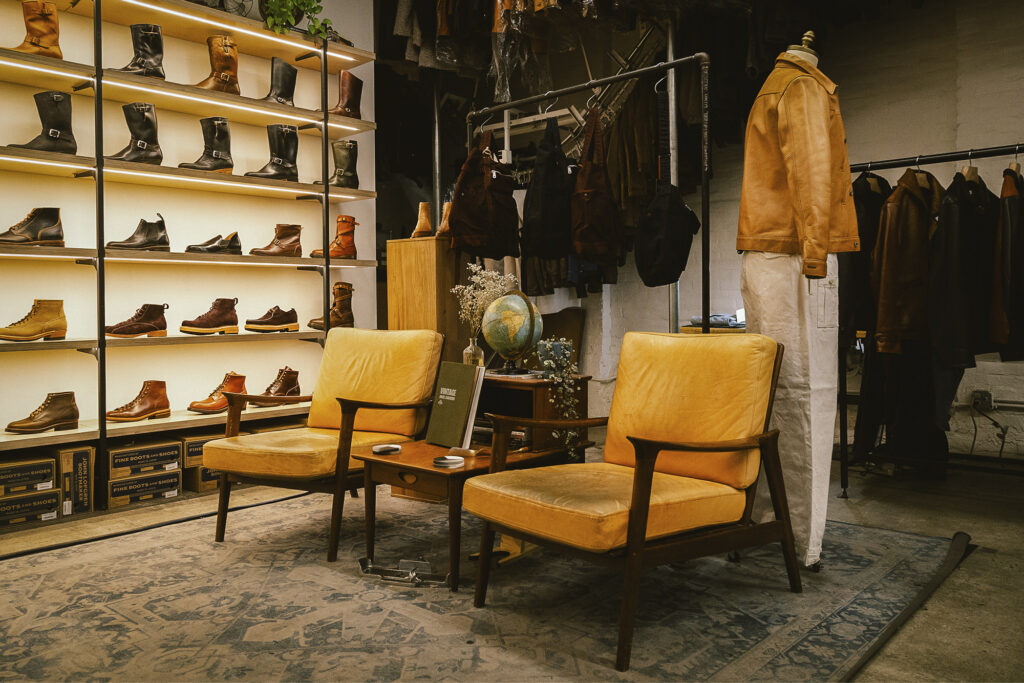 Standard & Strange menswear retailer repair culture slow fashion. PHOTO COURTESY OF STANDARD & STRANGE.