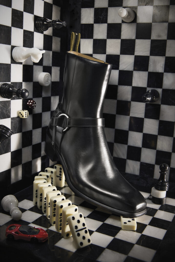 FENDI DOUBLE O ANKLE BOOT.
