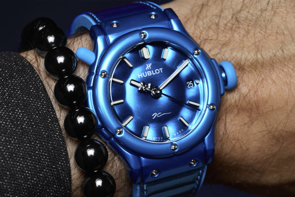 HUBLOT AND JEFF KOONS COLLABORATION PHOTO COURTESY OF HUBLOT