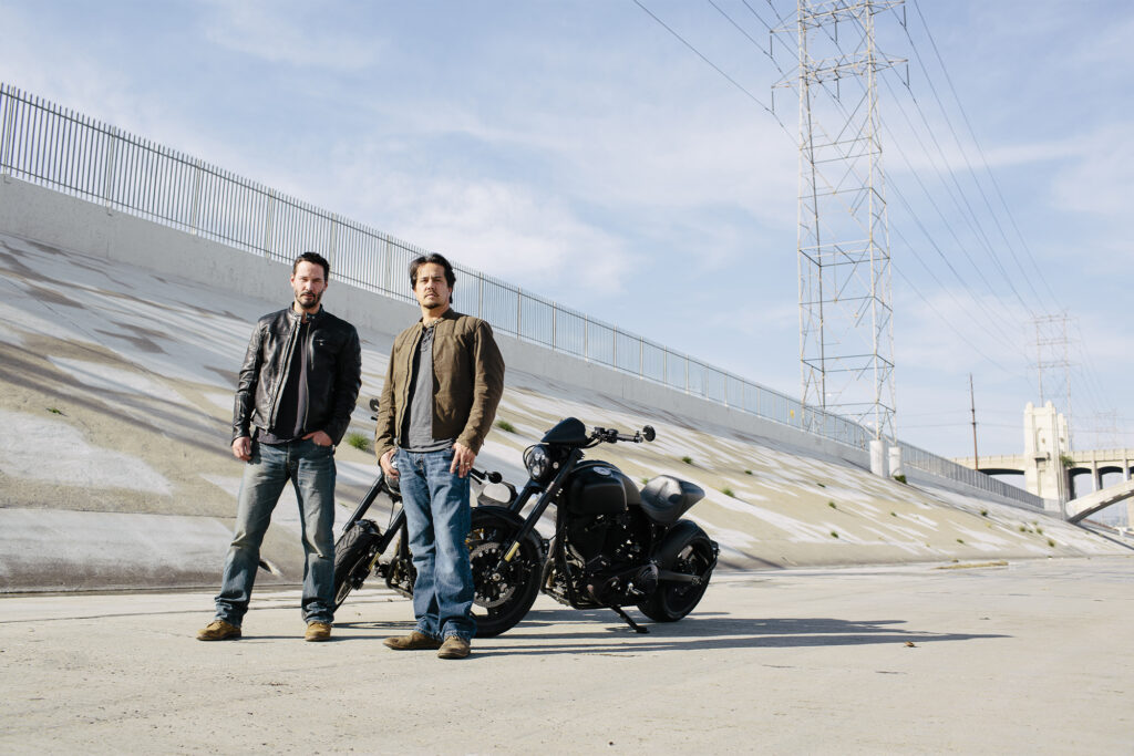 Keanu Reeves and Gard Hollinger courtesy ARCH Motorcycle