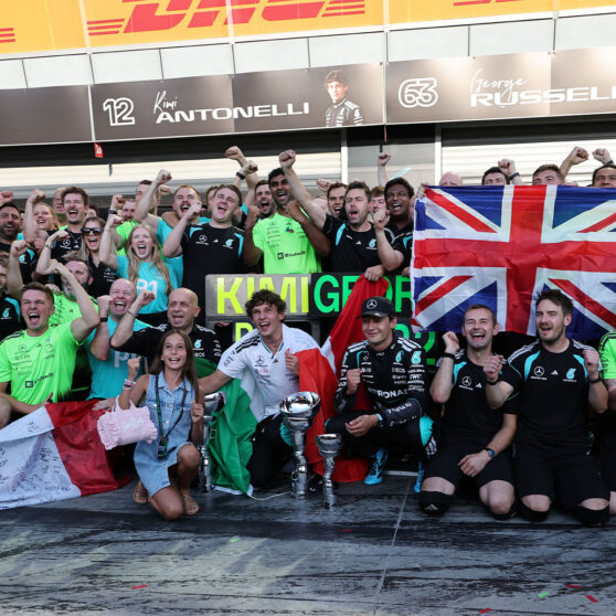 Formula 1 - Mercedes-AMG PETRONAS F1 Team, Italian Grand Prix 2026. Kimi Antonelli, George Russell