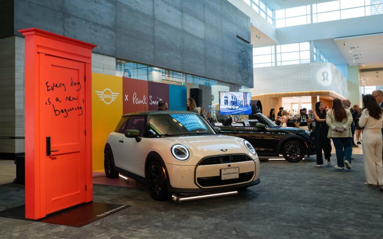 MINI x Paul Smith Yorkdale. Photo courtesy of MINI x Paul Smith.