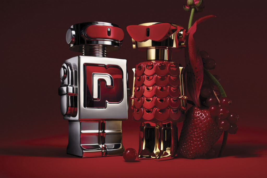 Rabanne Phantom in Red Cologne Rory Van Millingen 9-2026. PHOTO RETRIEVED FROM SHARP SEPTEMBER 2026.