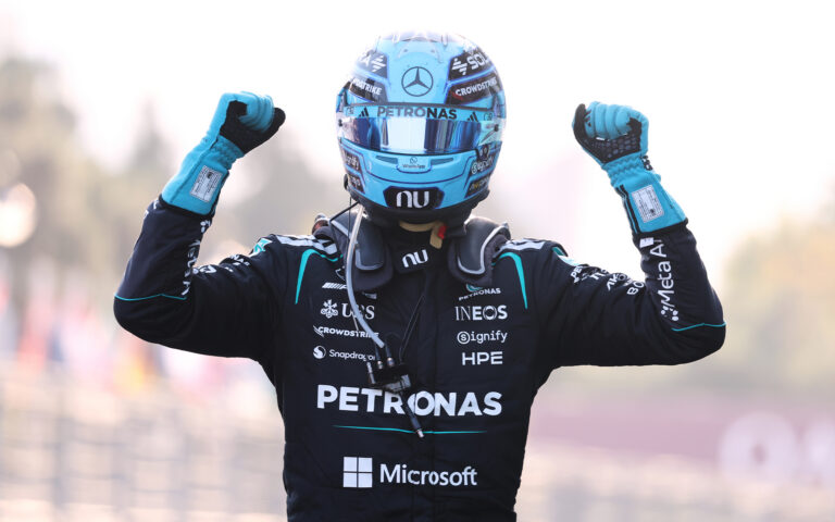 Formula 1 - Mercedes-AMG PETRONAS F1 Team, Azerbaijan Grand Prix 2026. George Russell