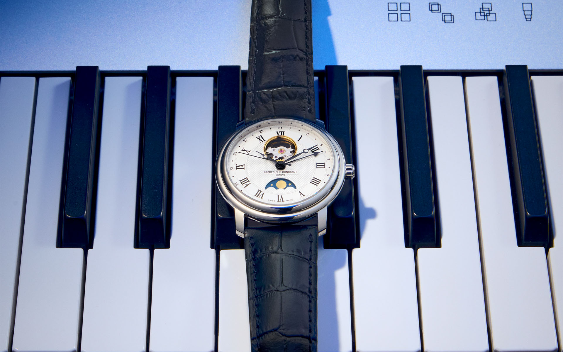 Frederique Constant Book for men watch shoot
