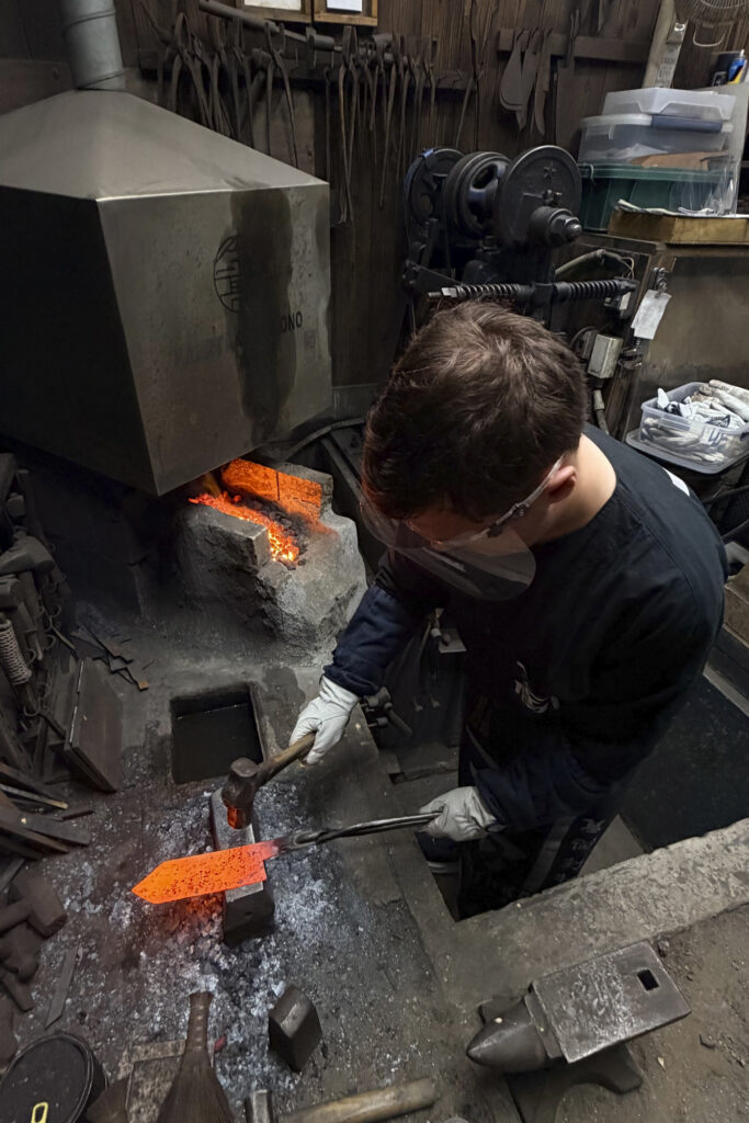 MLF Japan Trip Father-Son Knives. PHOTO BY MICHAEL LA FAVE.