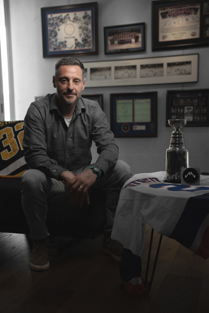 Mark Streit NHL x NORQAIN announcement. PHOTO COURTESY OF NORQAIN