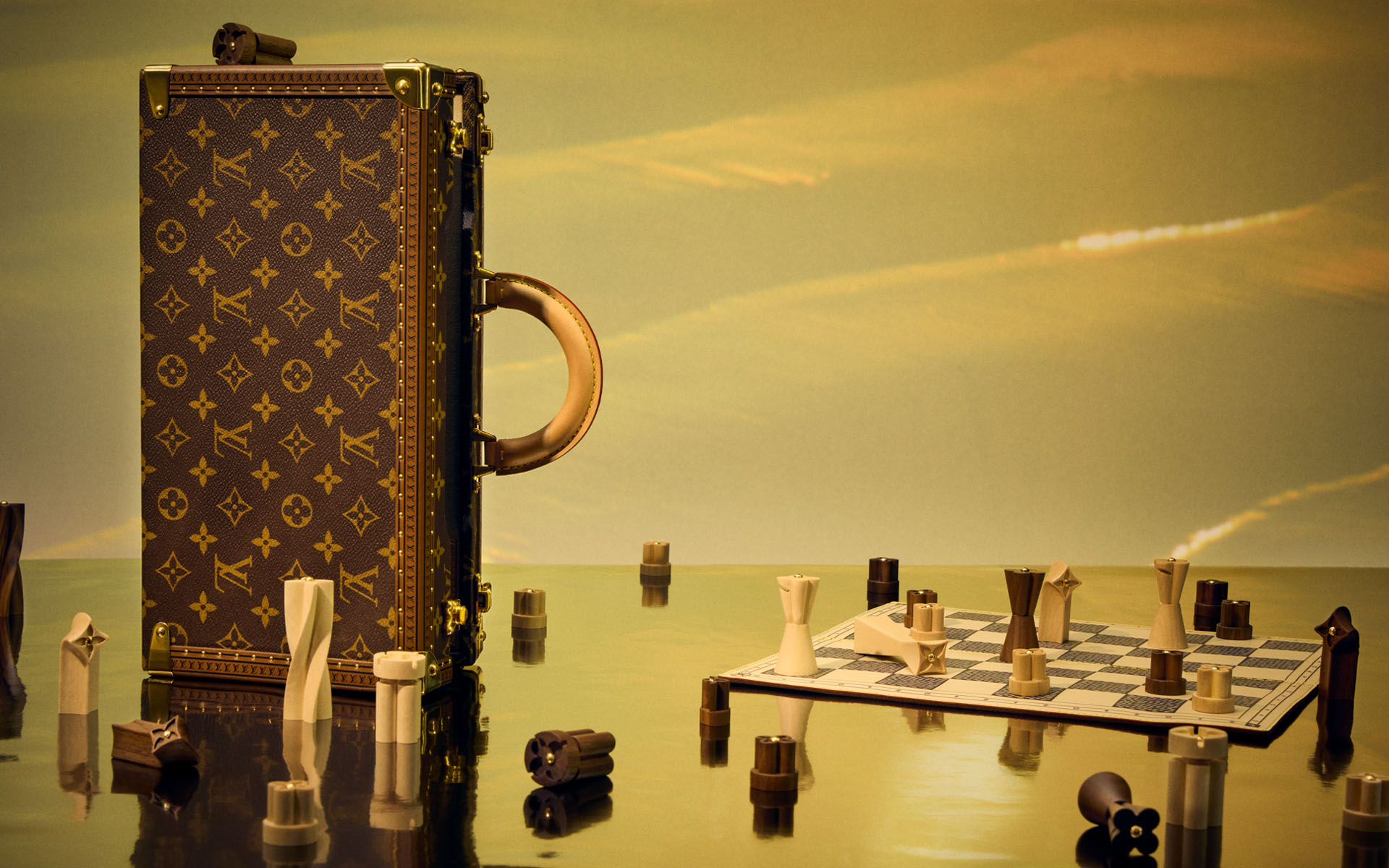 Objet D'art Louis Vuitton Chess Set
