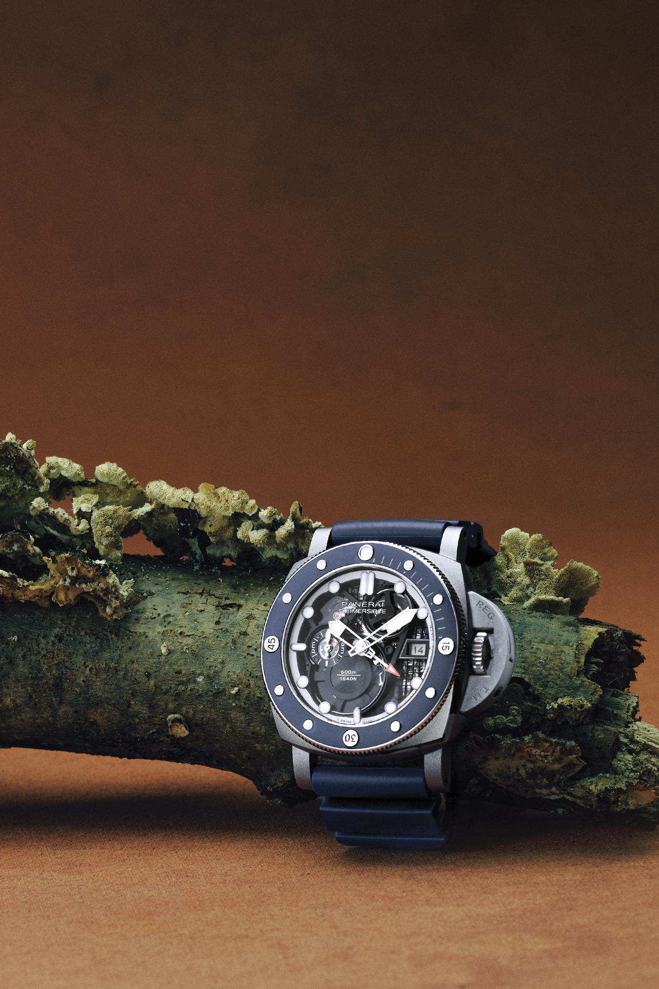 PANERAI SUBMERSIBLE GMT, $50,300. S H
