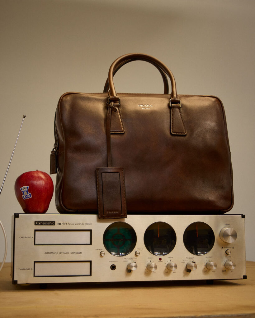 Bag ($6,600) by Prada