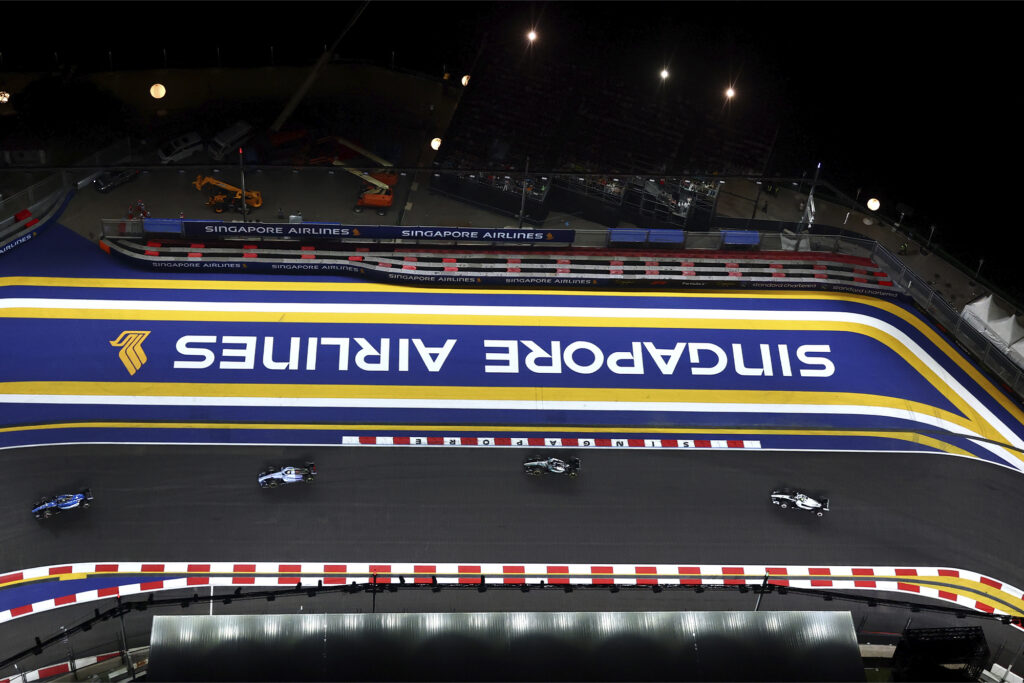 Singapore Grand Prix 10-2026. Photo courtesy of Audi.