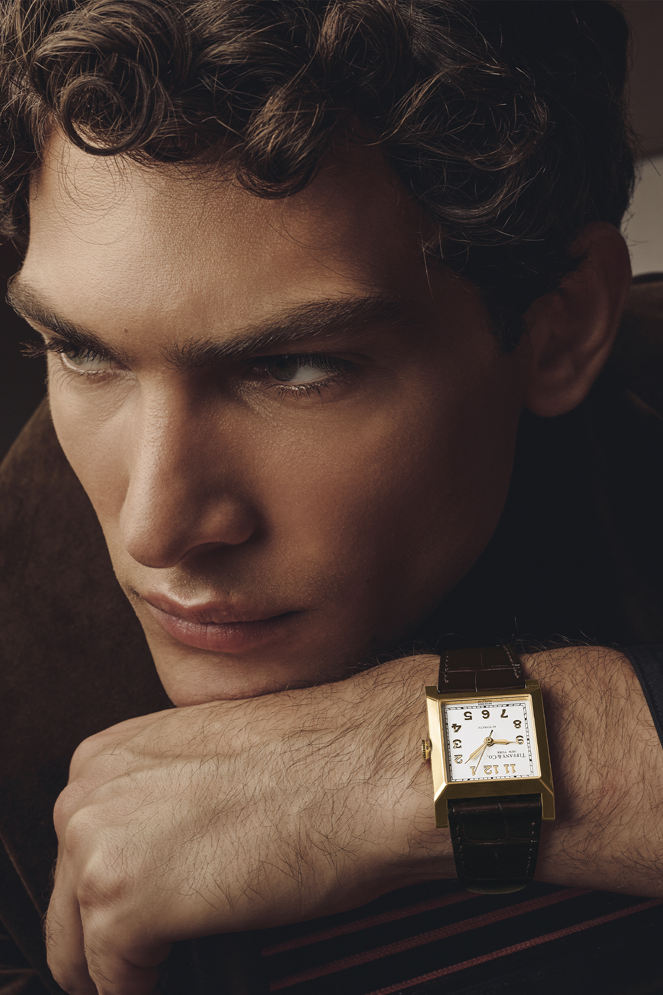 TUXEDO ($2,199), SHIRT ($399), AND BOW TIE ($139) BY BOSS; WATCH (PRICE UPON REQUEST) BY TIFFANY & CO.